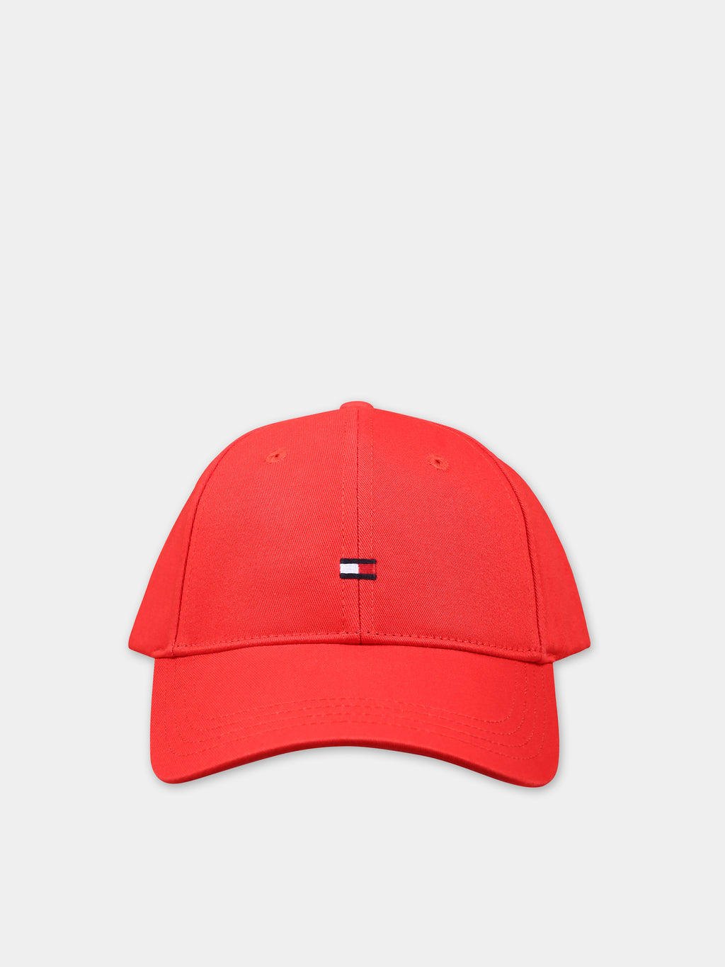 Chapeau rouge pour enfants avec logo